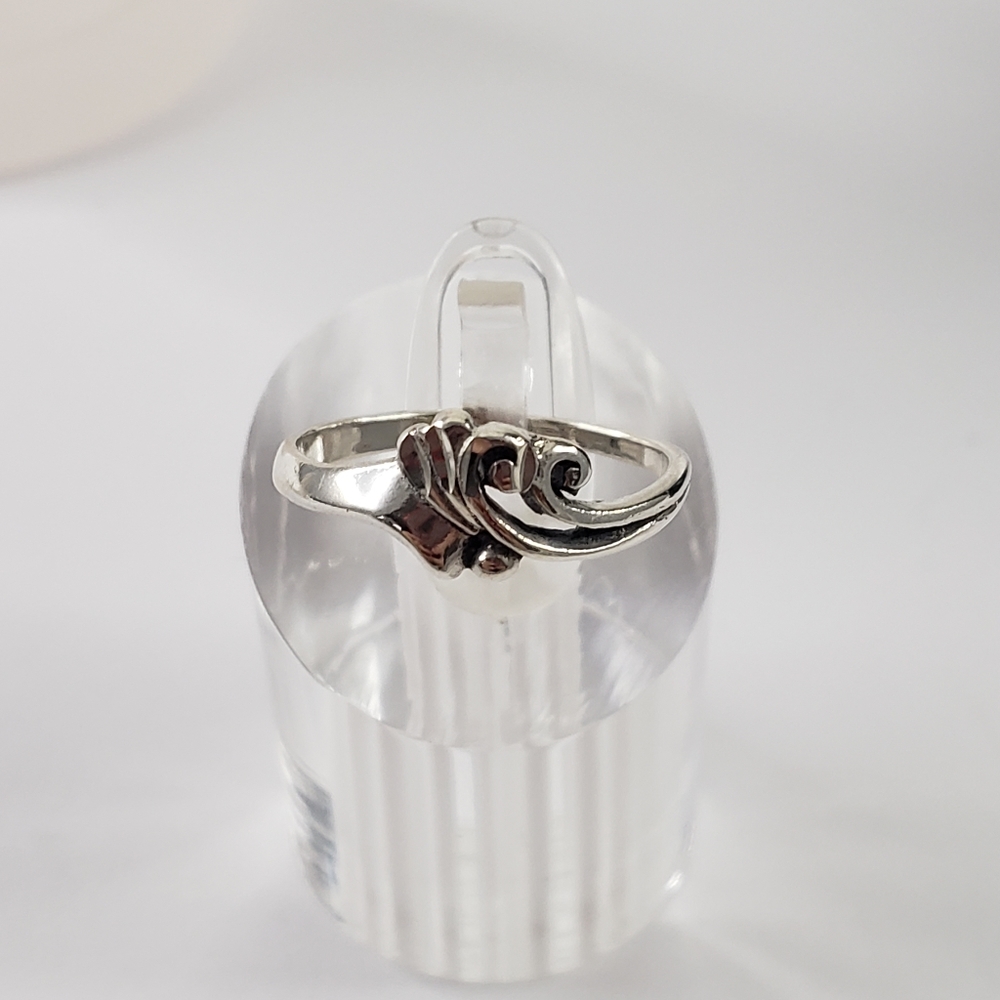 Sterling Silver Ring Size 6 Boho Ring Artisan Det… - image 6